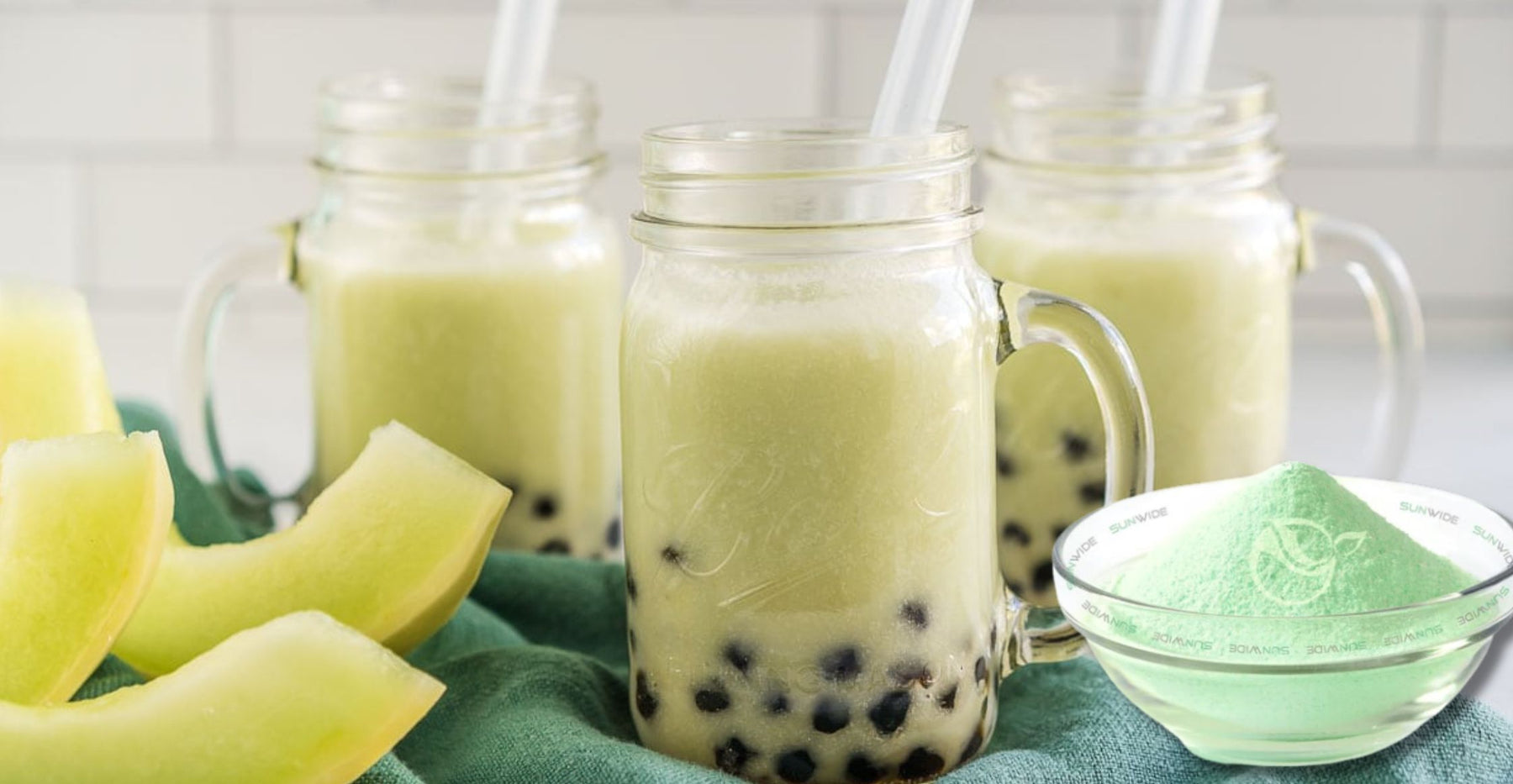 Honeydew Bubble Tea