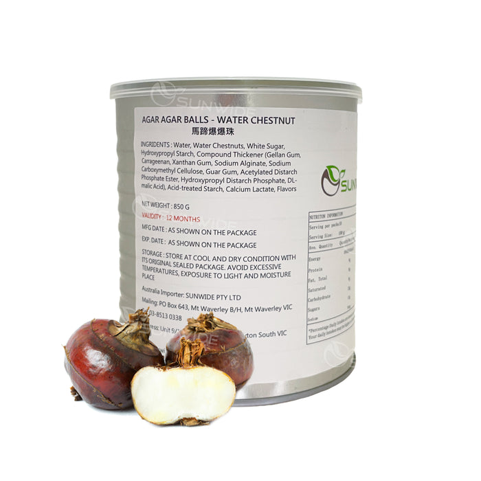 Agar Agar Balls - Water Chestnut 850g