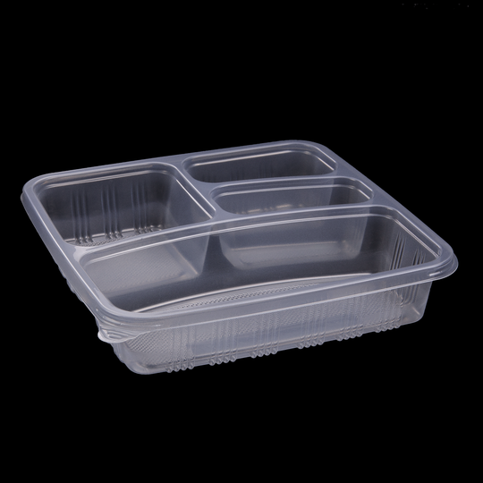 BASE ONLY | 4 COMPARTMENT CONTAINER CLEAR
