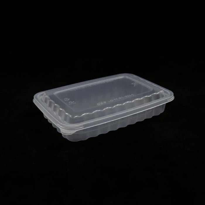 SET | RECTANGULAR CONTAINERS 750ML CLEAR 200 SET