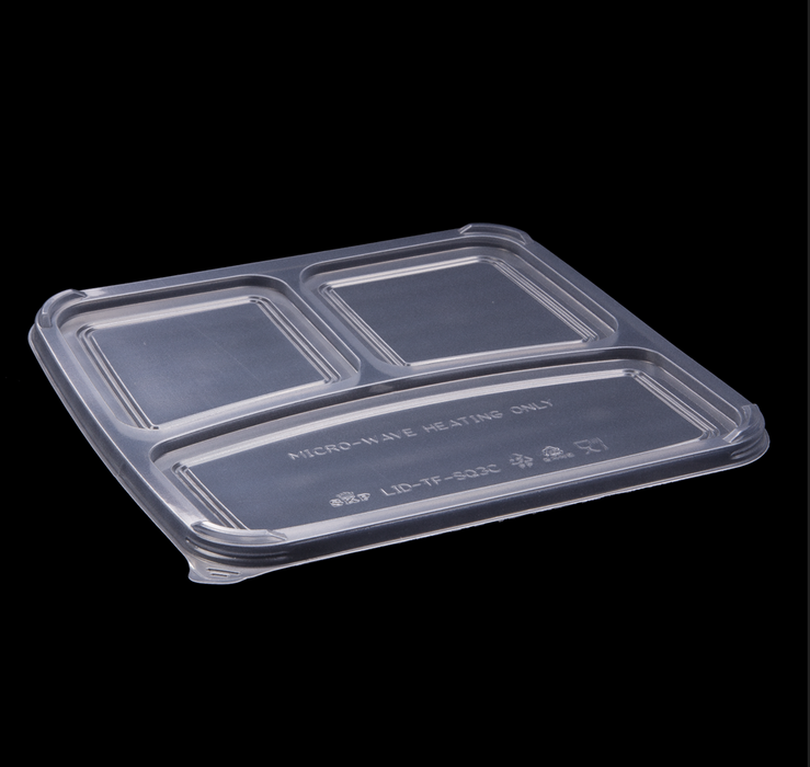 LID | 3 COMPARTMENT CONTAINER CLEAR