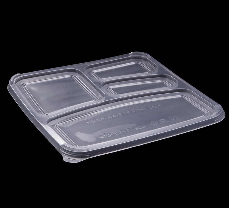 LID | 4 COMPARTMENT CONTAINER CLEAR
