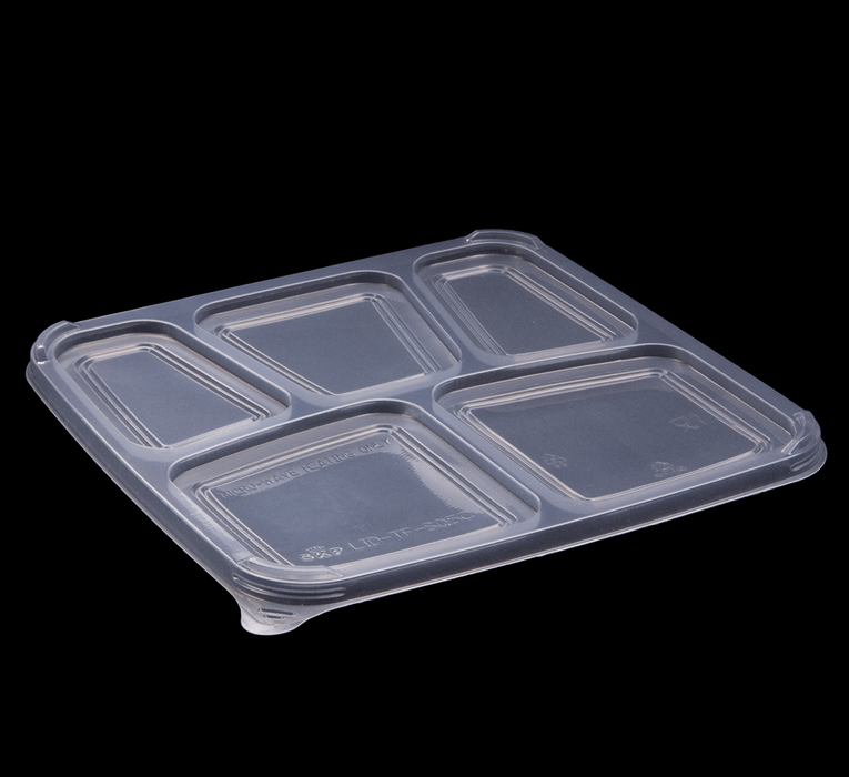 LID | 5 COMPARTMENT CONTAINER CLEAR
