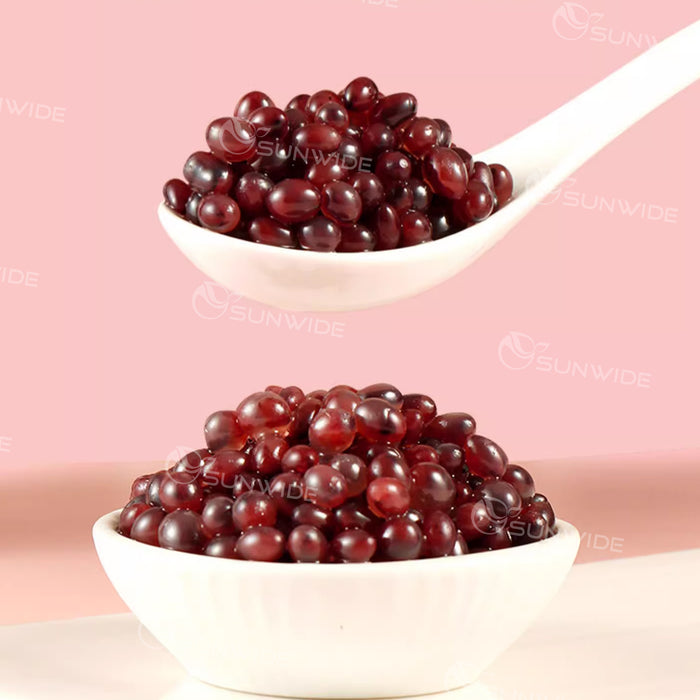 Canned Agar Agar Balls - Purple Rice 900g (12 Cans/1 Carton)