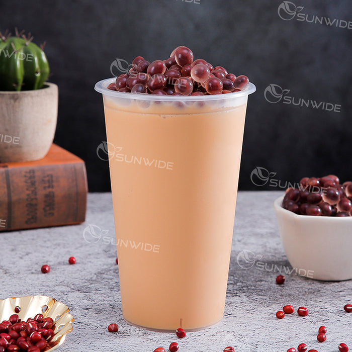 Canned Agar Agar Balls - Red Bean 850g (12 Cans/1 Carton)