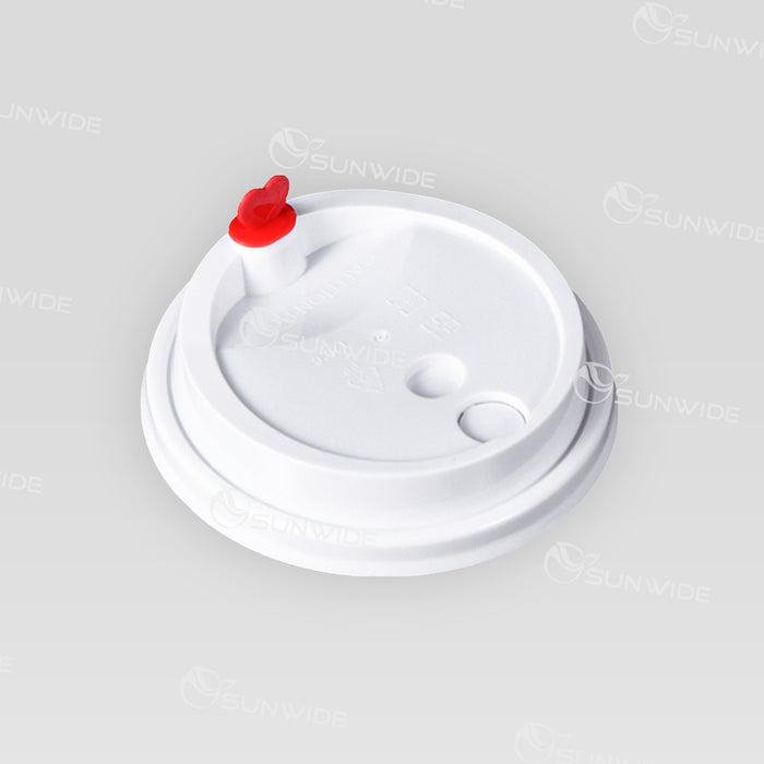 90 - Lids with Heart (1000pcs) White