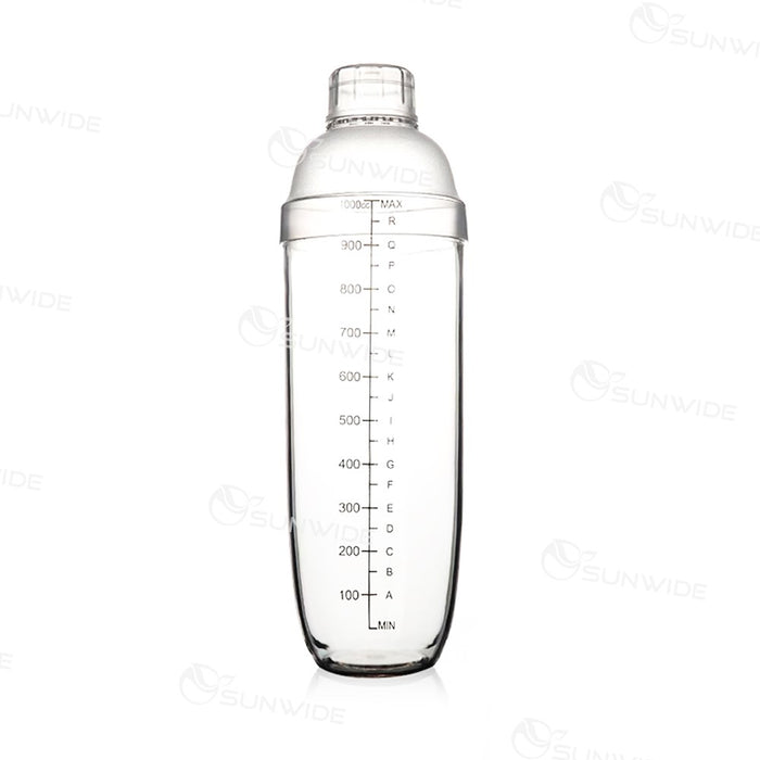 Transparent PC Shaker 1000ml