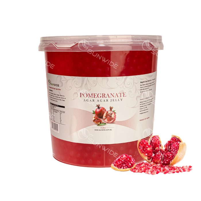 Agar Agar Balls - Pomegranate 3.2kg