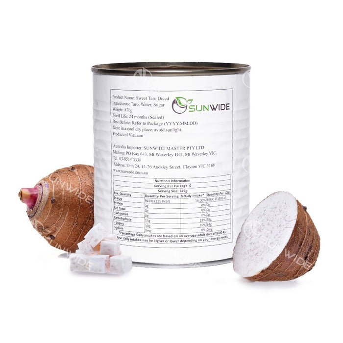 Sweet Taro Dice 870g