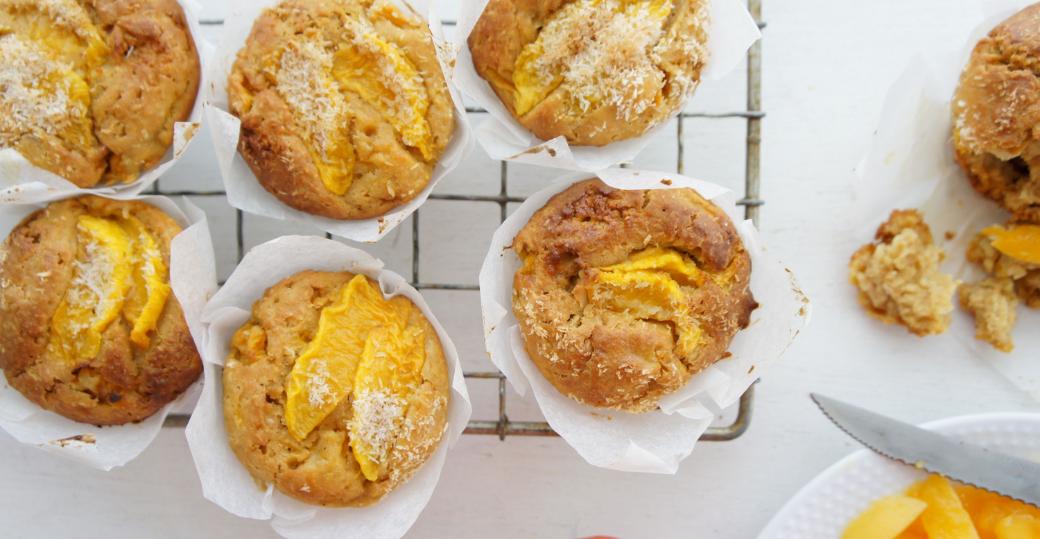 Mango Coconut Mini Muffins