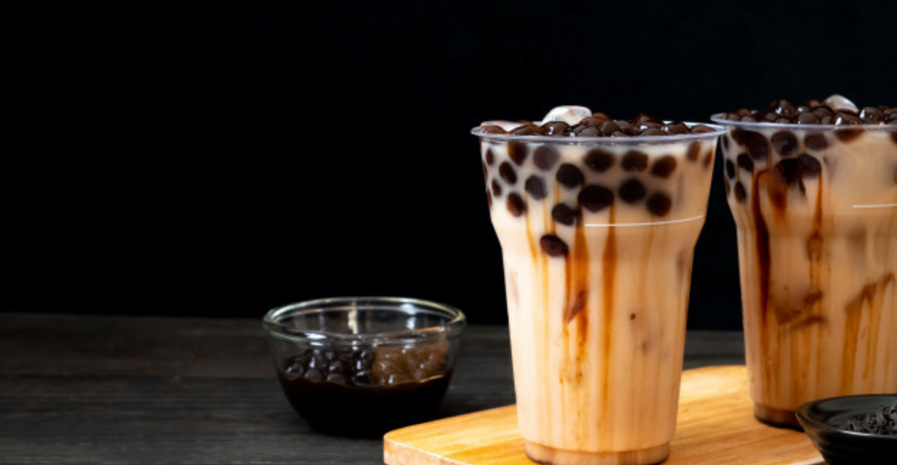 Brown Sugar Okinawa Iced Latte