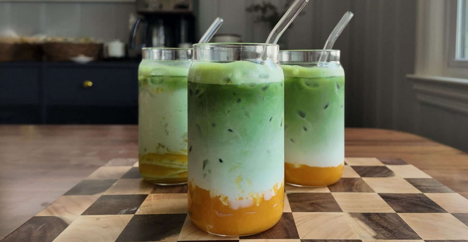 Mango Matcha Layered Refresher