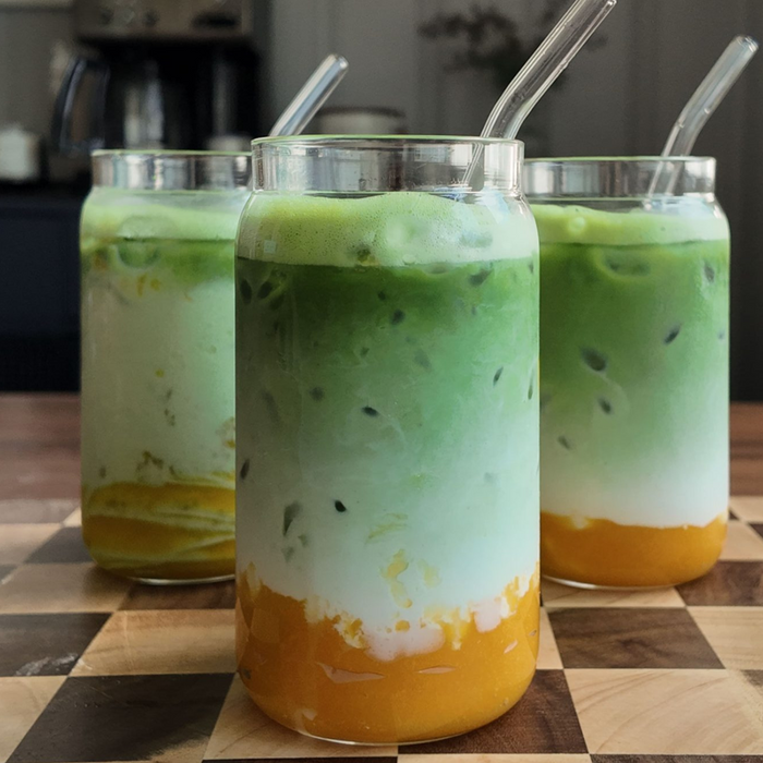Mango Matcha Layered Refresher