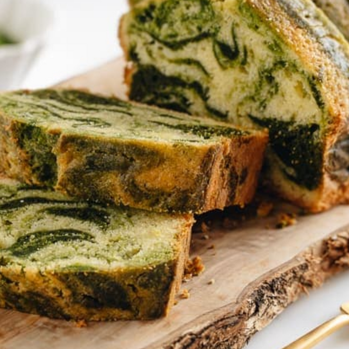 Matcha Marble Mini Loaf
