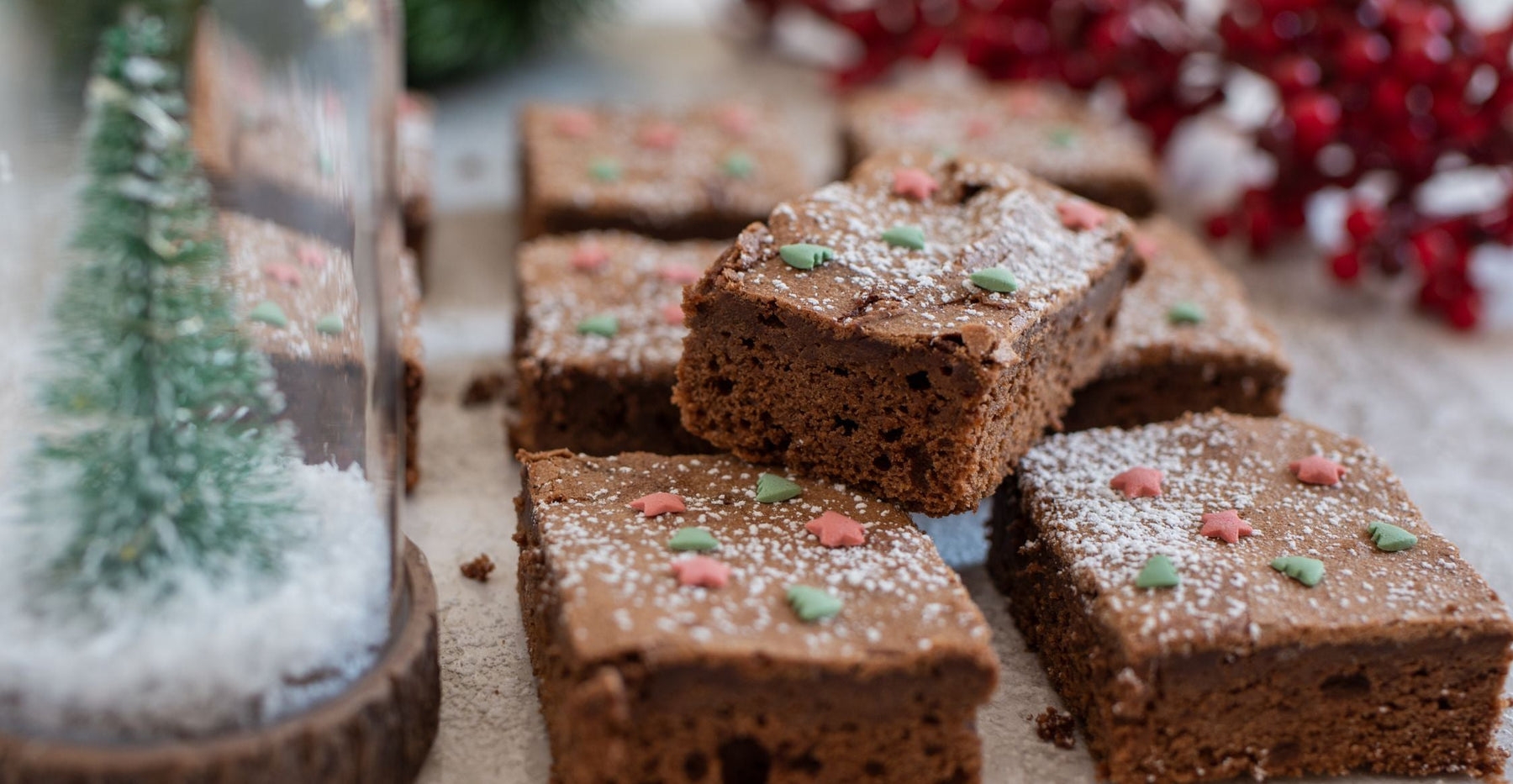 Caramel Black Sesame Seed & White Choc Brownie