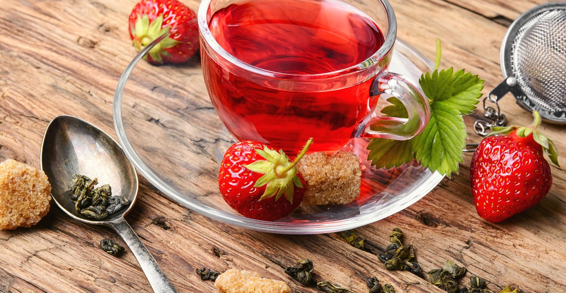 Strawberry-Basil Sweet Tea