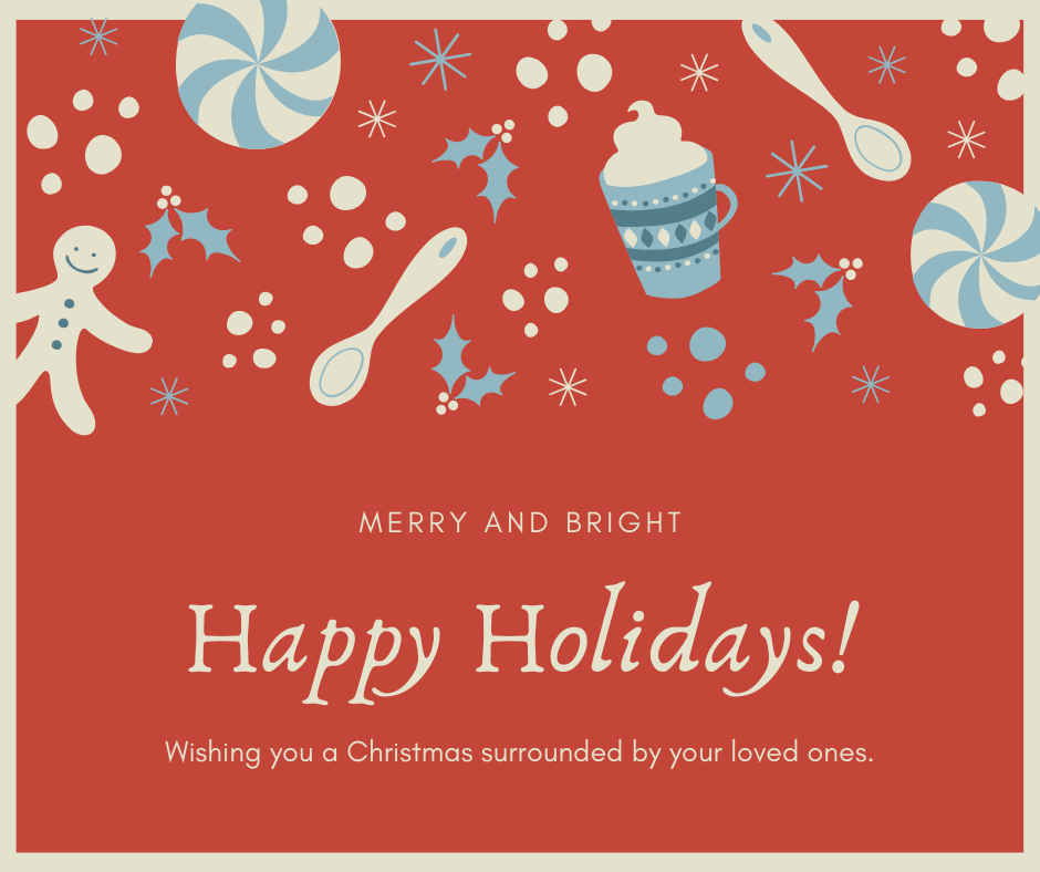 CHRISTMAS & NEW YEAR CLOSURE DATES AND SHIPPING CUT OFF DATE