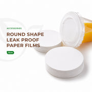 12cm Round Shape Leak Proof Paper Films