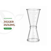 Transparent Jigger 25/42ml