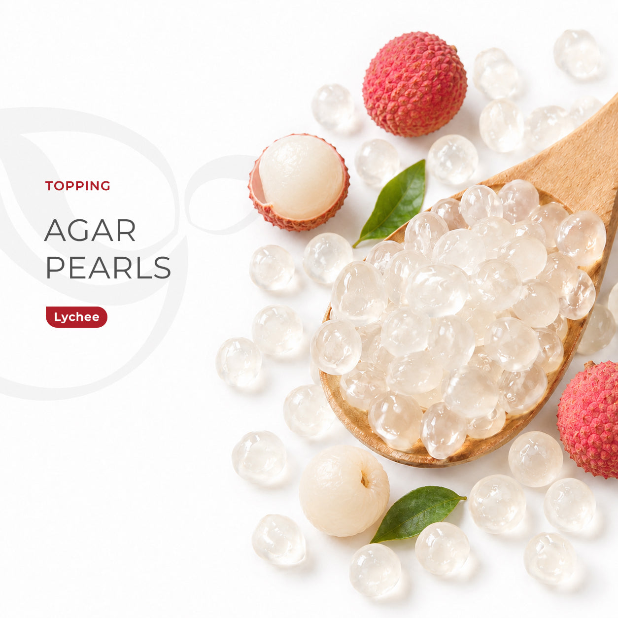 Agar Pearls Lychee Flavour - 2kg