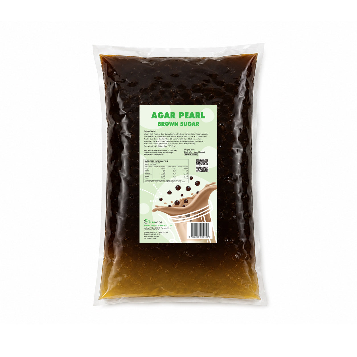 Agar Pearls Brown Sugar - 2kg