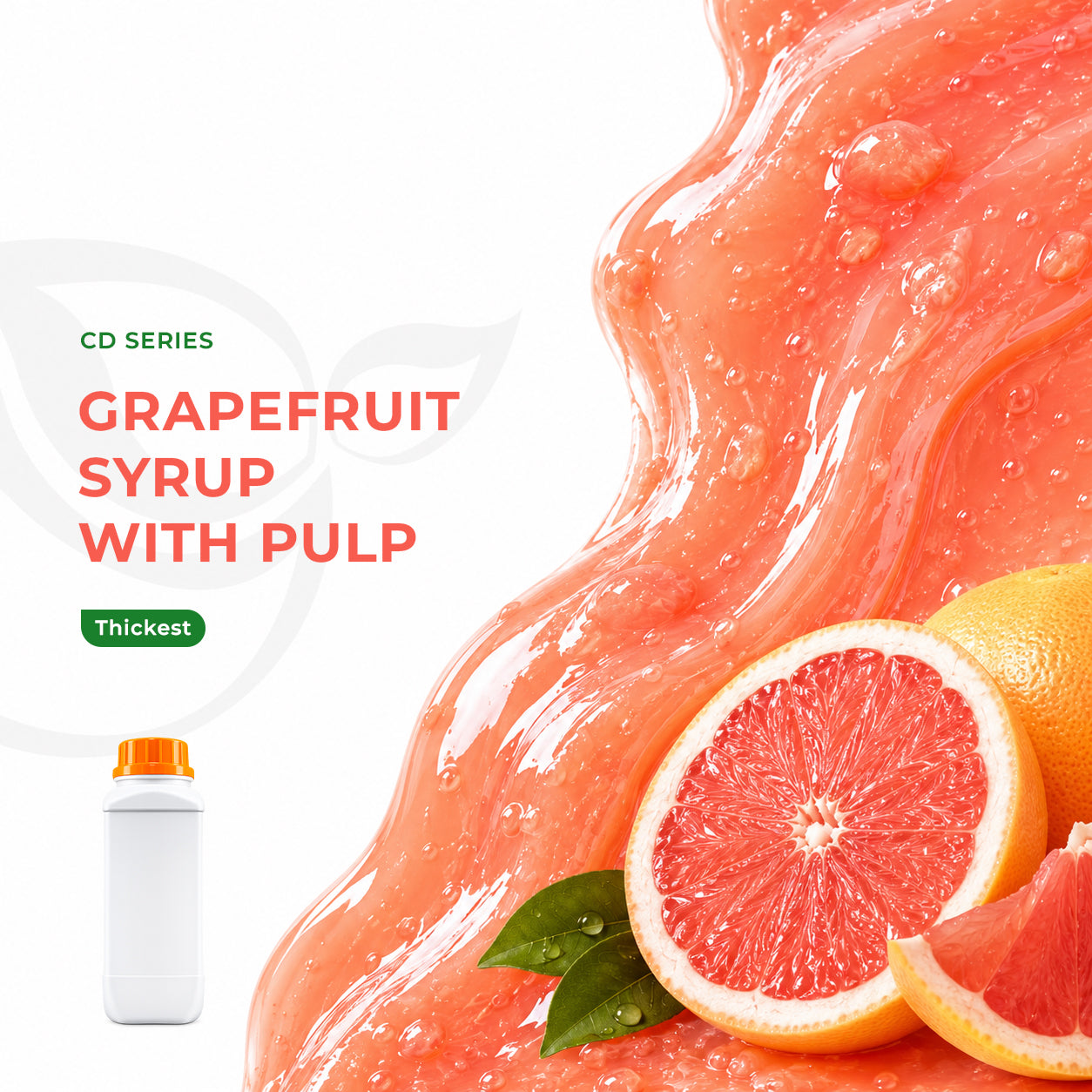 Grapefruit Flavor Syrup With Pulp 1.1kg
