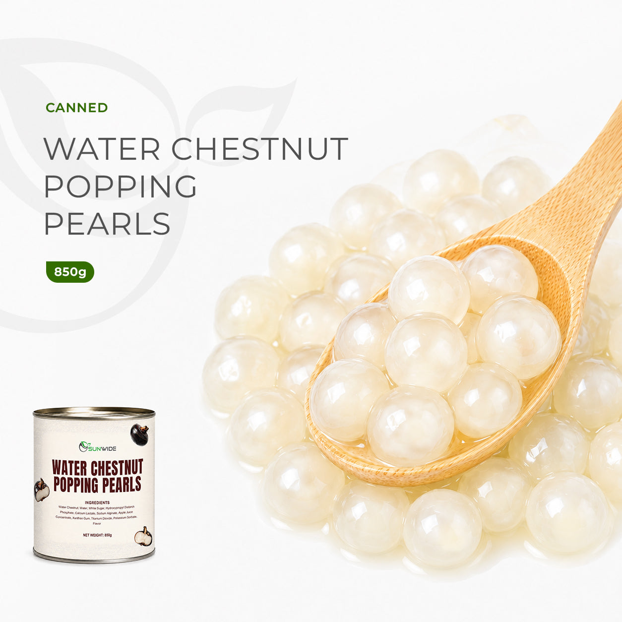 Agar Agar Balls - Water Chestnut 850g