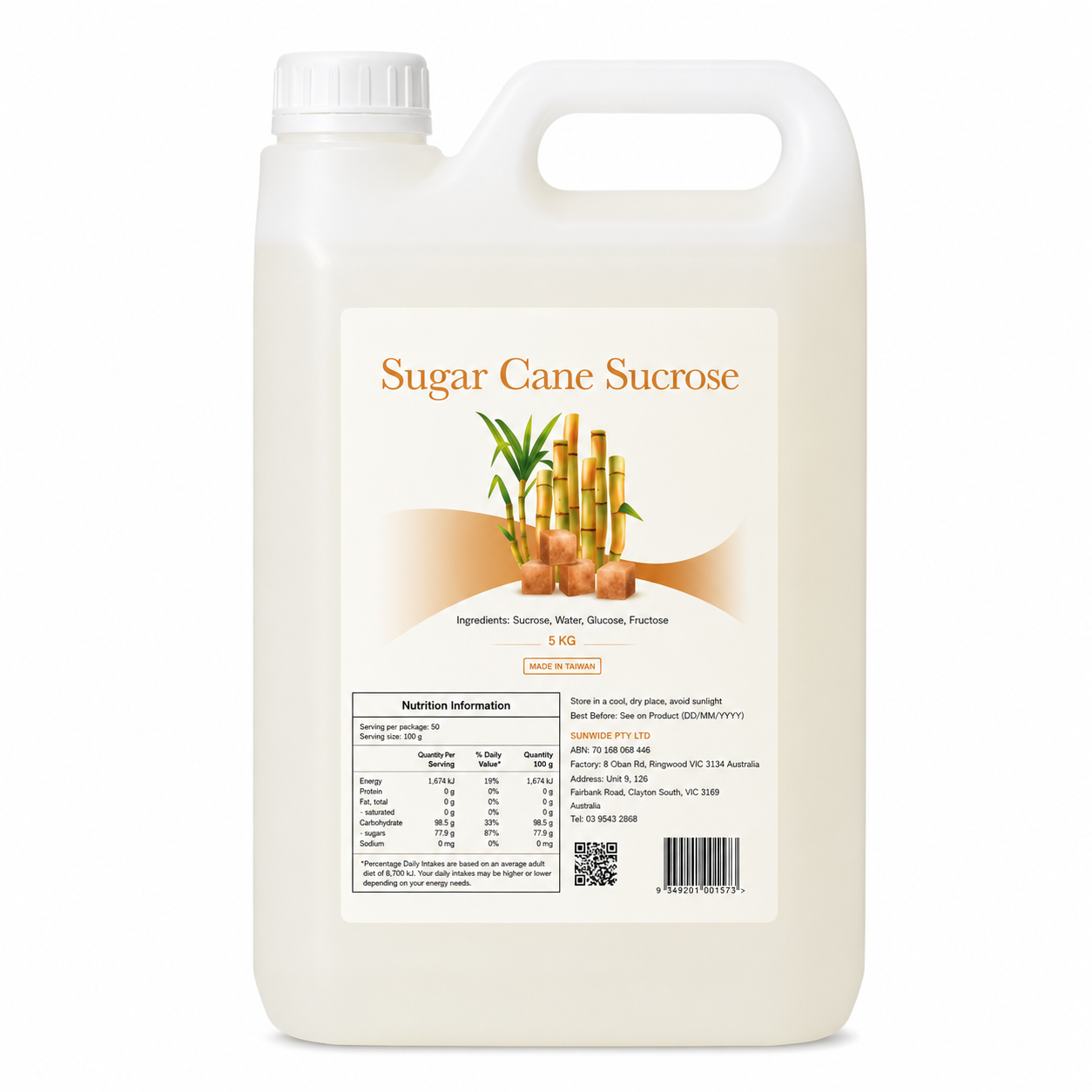 Sugar Cane Sucrose 5kg