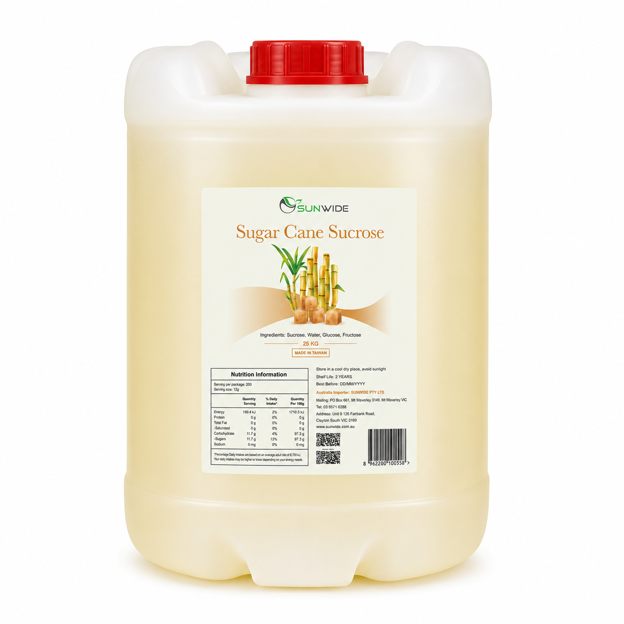Sugar Cane Sucrose 25kg