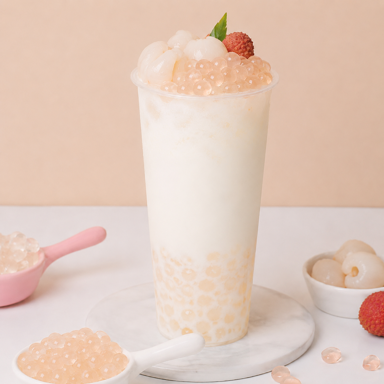 Agar Pearls Lychee Flavour - 2kg