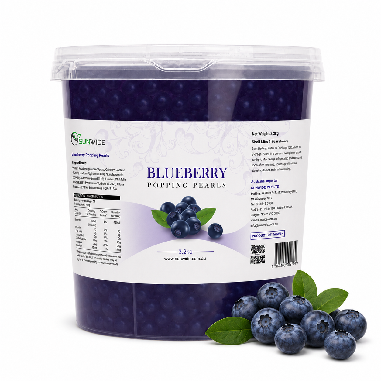 Popping Pearls - Blueberry 3.2kg