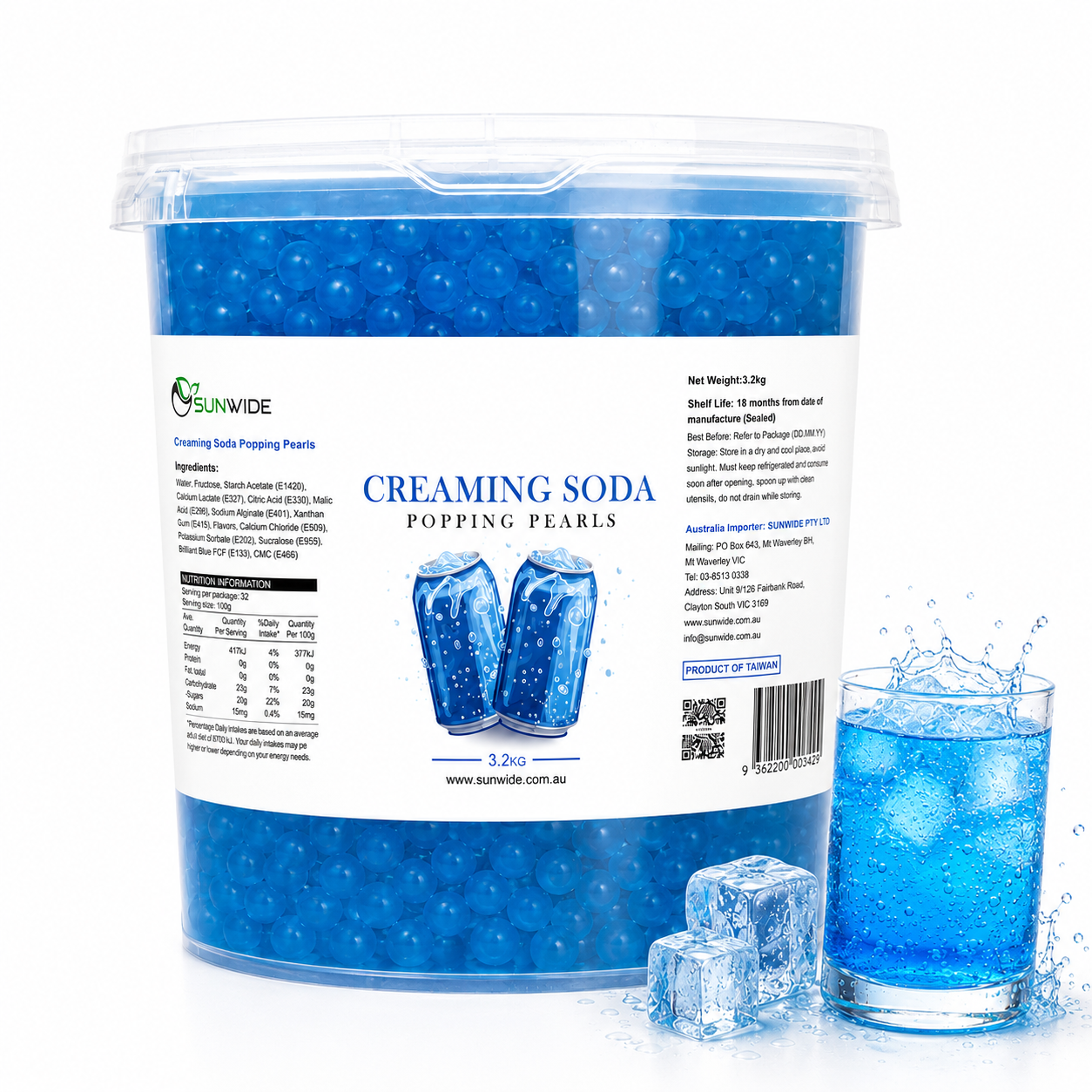 Popping Pearls - Creaming Soda 3.2kg