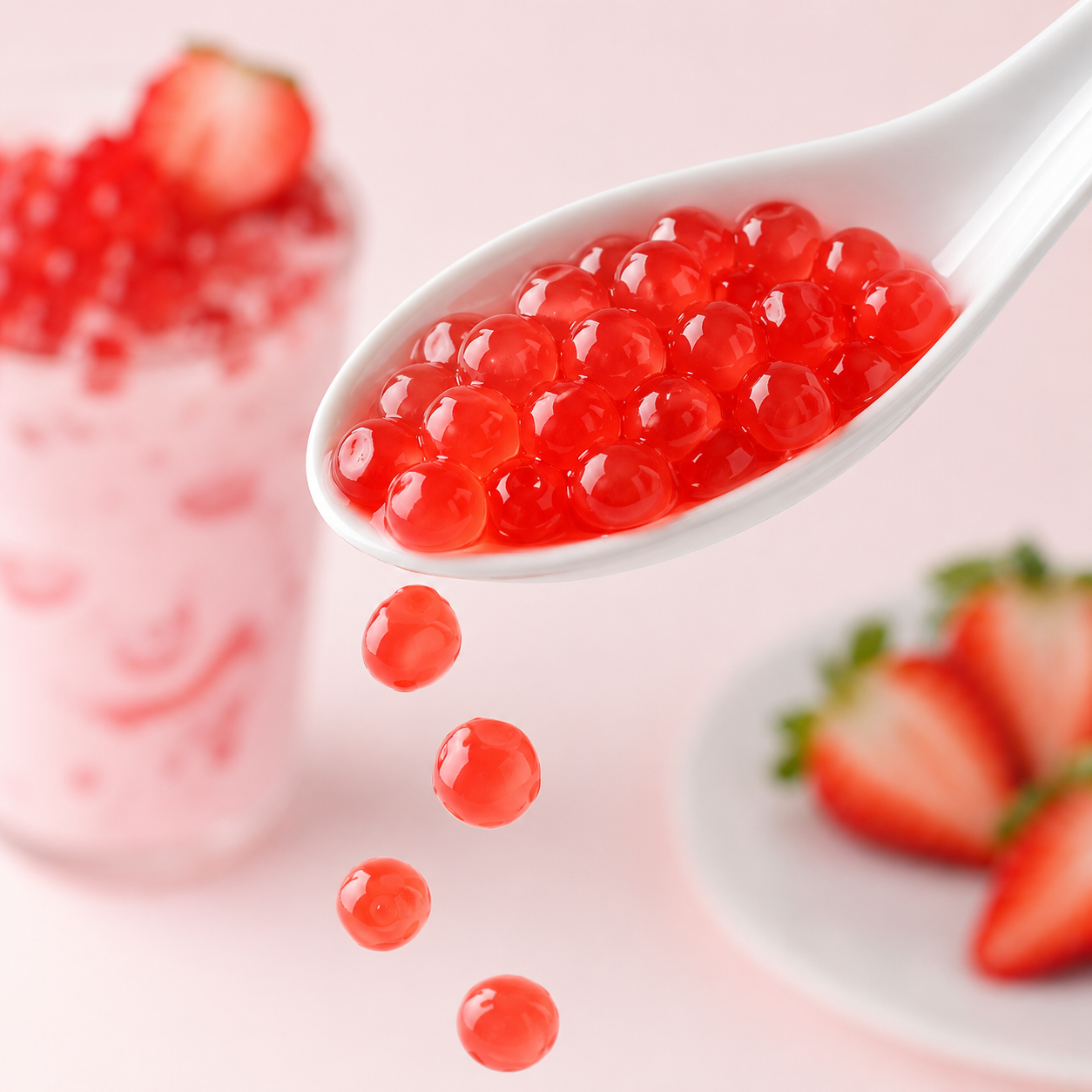 Popping Pearls - Strawberry 3.2kg
