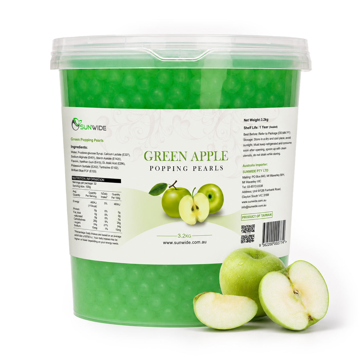 Popping Pearls - Green Apple 3.2kg