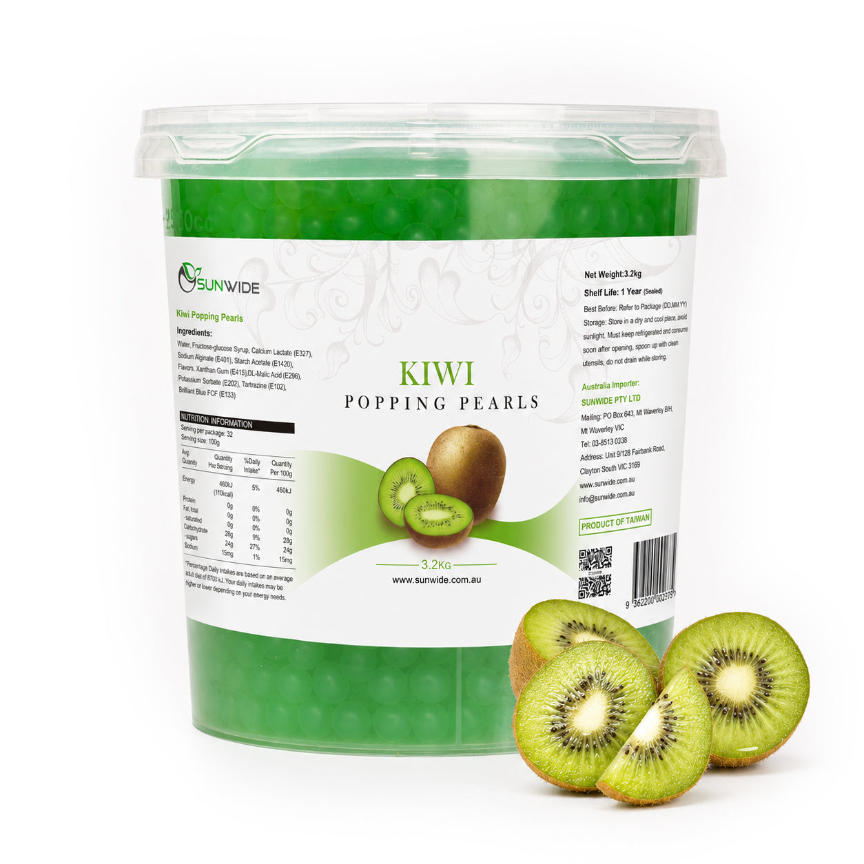 Popping Pearls - Kiwi 3.2kg