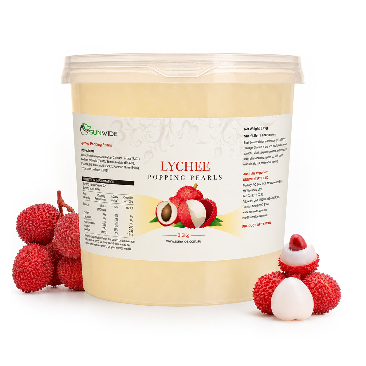 Popping Pearls - Lychee 3.2kg