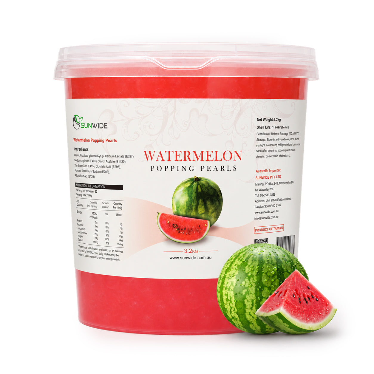 Popping Pearls - Watermelon 3.2kg