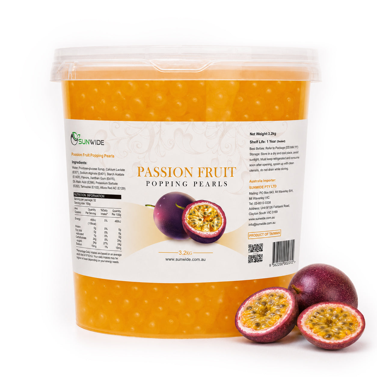 Popping Pearls - Passion Fruit 3.2kg