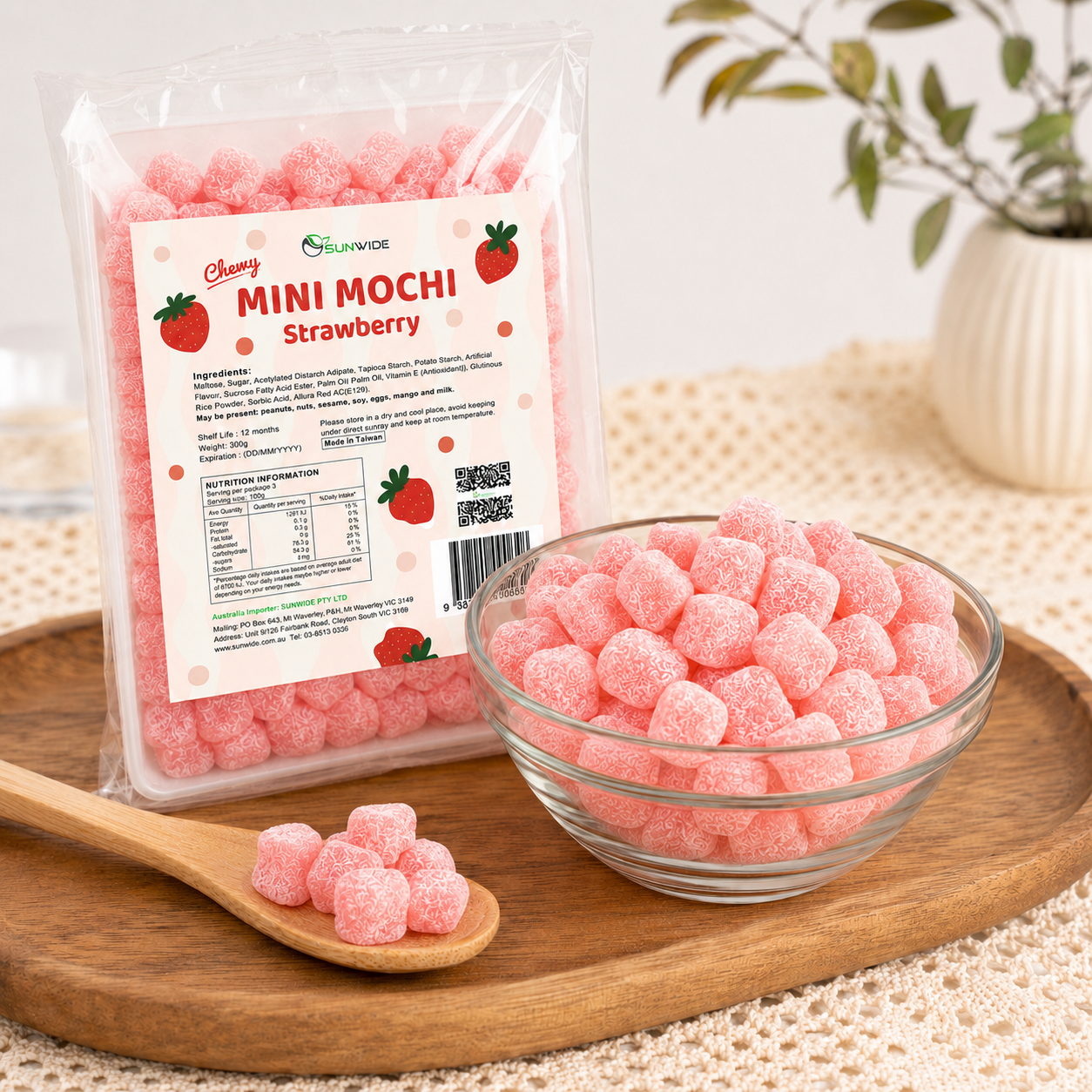 Mini Mochi - Strawberry 300g