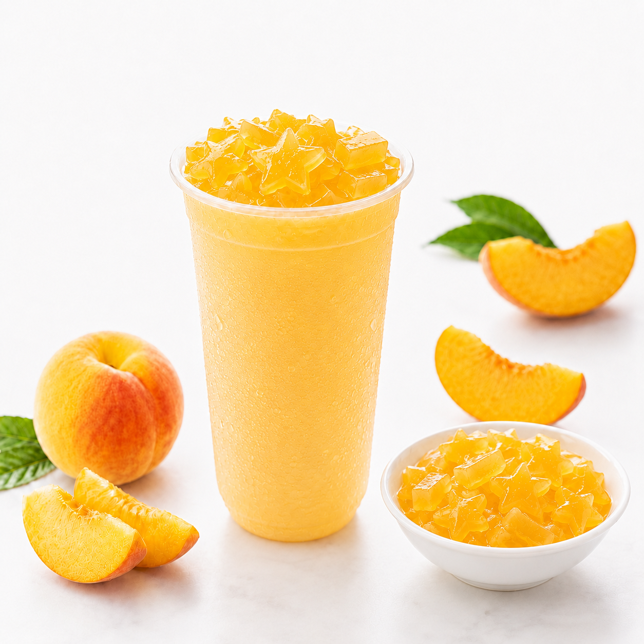 STAR SHAPE Coconut Jelly - Mango 3.85kg (4Tubs/1 Carton)