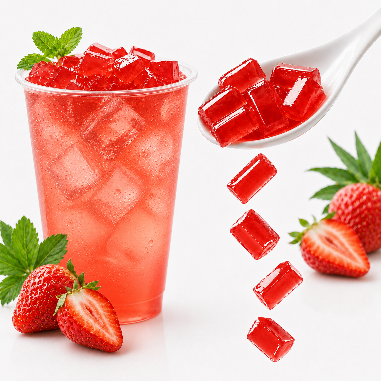 Coconut Jelly - Strawberry 4kg