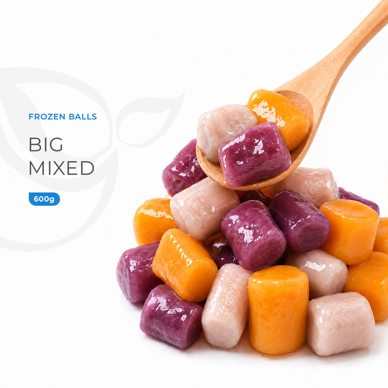 Frozen BIG MIXED Flavours Taro Balls 600g