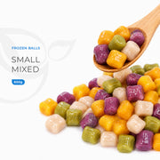Frozen SMALL MIXED Flavours Taro Balls 600g