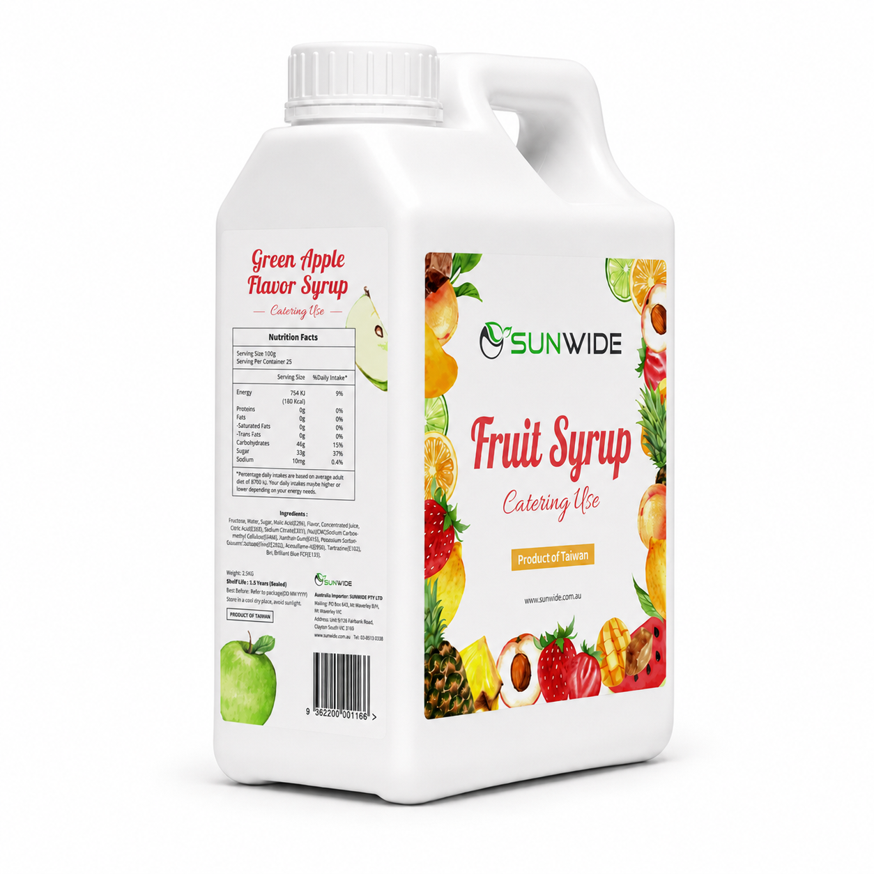 Green Apple Syrup 2.5kg