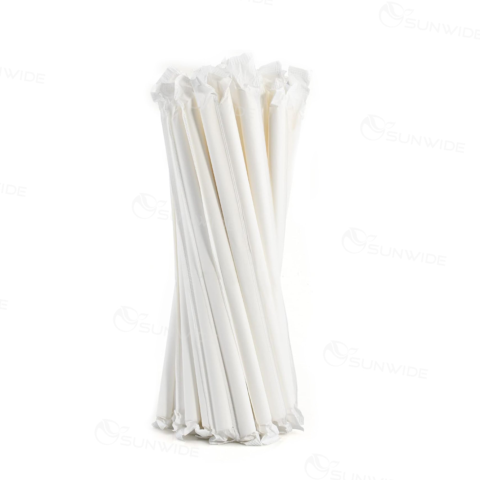 Indiv. Wrap Paper Thin Straws 23cm