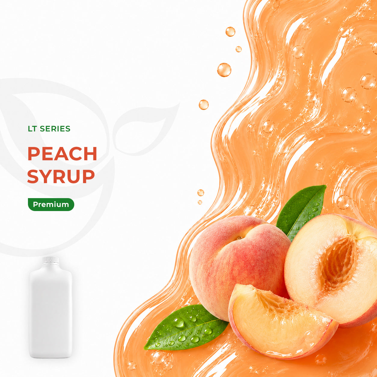 LT Peach Syrup 2.5kg