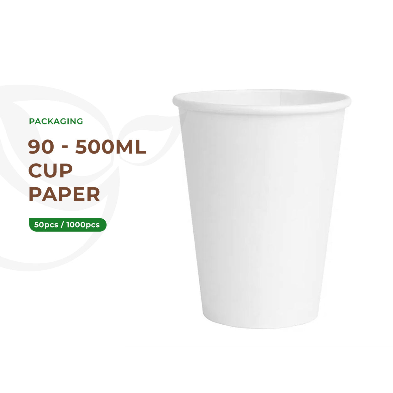 90 - Paper Cup 500ml 50pcs x 20