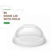 95 - Dome Lid with Hole 1000pcs