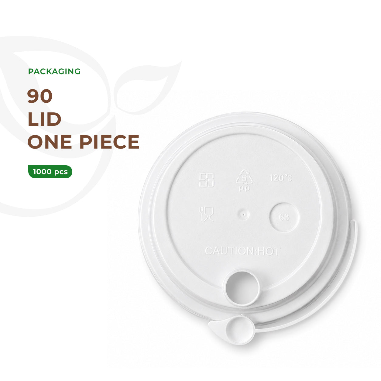90 - Lid One Piece (1000pcs) lid