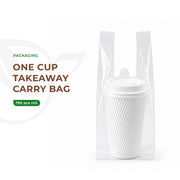 One Cup - Takeaway Carry Bag - 750pcs (3000 pcs per bag)